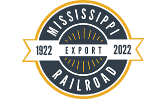 Mississippi Export Railroad 100 Anniversary Logo